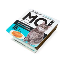 MOI (Мой) консервы для стерилизованных кошек мясные кусочки с кроликом в желе 100 г