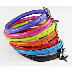 Ошейник "Collar Glamour" круглый  для длинношерстных собак(ш.10 мм дл. 39-47 см) розовый 35067
